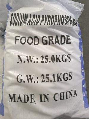 مسحوق أبيض فوسفات الغذاء الصف CAS 7758-16-9 SAPP Chemical