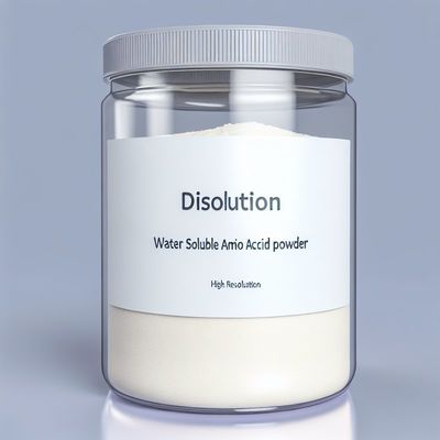 مسحوق الأحماض الأمينية القابل للذوبان في الماء، مسحوق أبيض إلى أصفر فاتح، بدون رائحة أو رائحة طفيفة