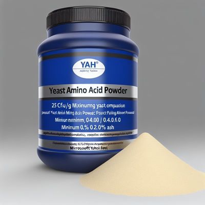 خميرة 25 وحدة تشكيل مستعمرة/غرام كحد أقصى مسحوق الأحماض الأمينية لتحقيق توازن مثالي لدرجة الحموضة 4.0-6.0 وفوائد صحية رماد 0.2% كحد أدنى