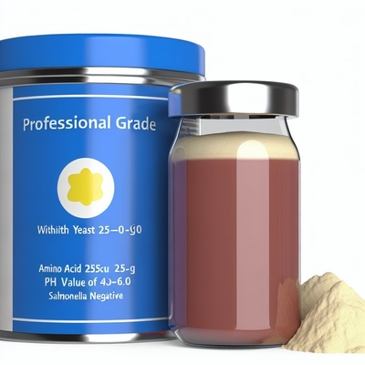 pH 4.0-6.0 مسحوق الأحماض الأمينية مع الخميرة 25CFU/g Max Salmonella Negative Professional Grade